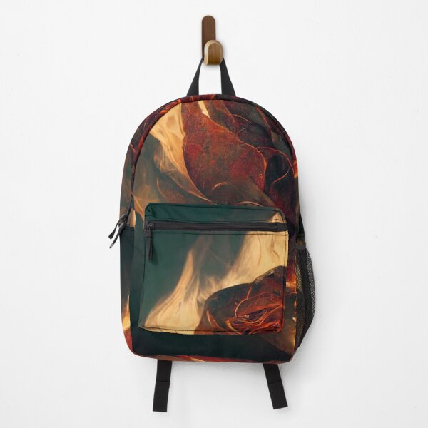 Item preview, Burning rose with flames designed and sold by WeirdStation.
