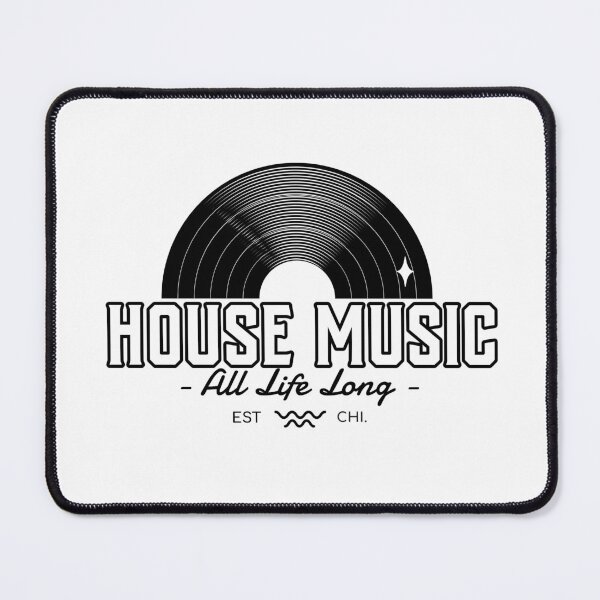 Artikelvorschau, House-Musik das ganze Leben lang (schwarz) entworfen und verkauft von Discothreadz.
