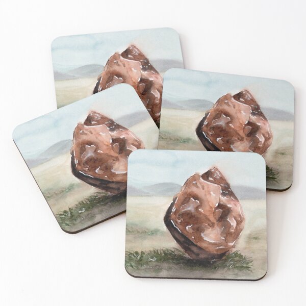 Item preview, Boulder - Watercolour Painting designed and sold by Pattokarts.