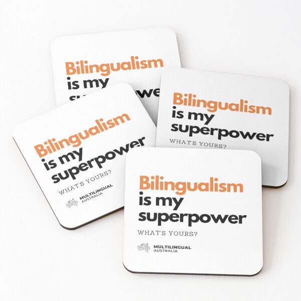 Item preview, Bilingualism is my superpower - what's yours? designed and sold by multilingualaus.