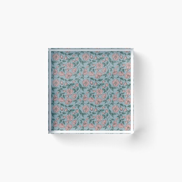 Item preview, Blotchy Bloom - Blue Pink designed and sold by Artbyannieyang.