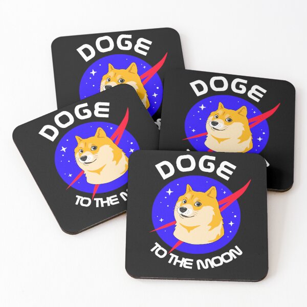 Item preview, Doge to the Moon! - Funny Astronaut Space Dogecoin Meme designed and sold by cyberlight.