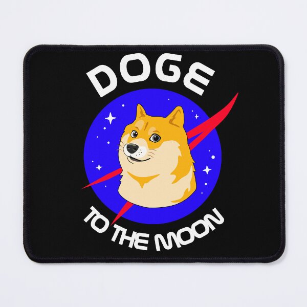 Item preview, Doge to the Moon! - Funny Astronaut Space Dogecoin Meme designed and sold by cyberlight.