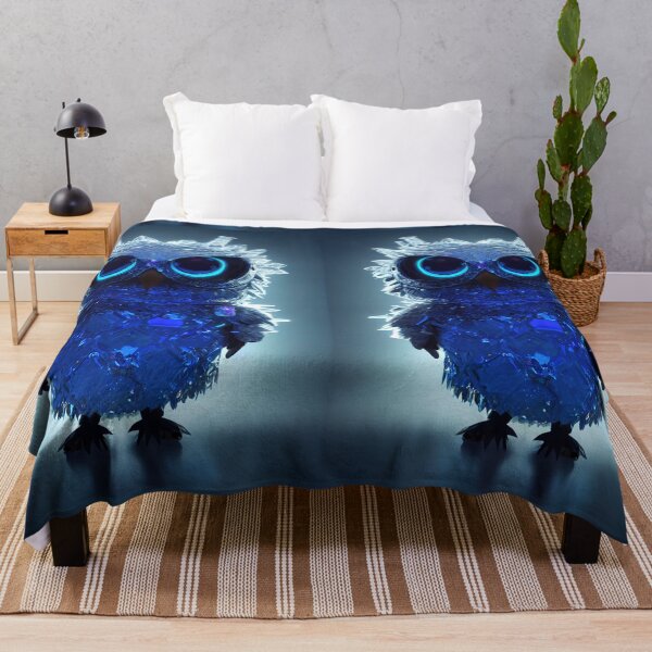 Artikelvorschau, Ice crystal baby owl - Midjourney entworfen und verkauft von AI1artist.