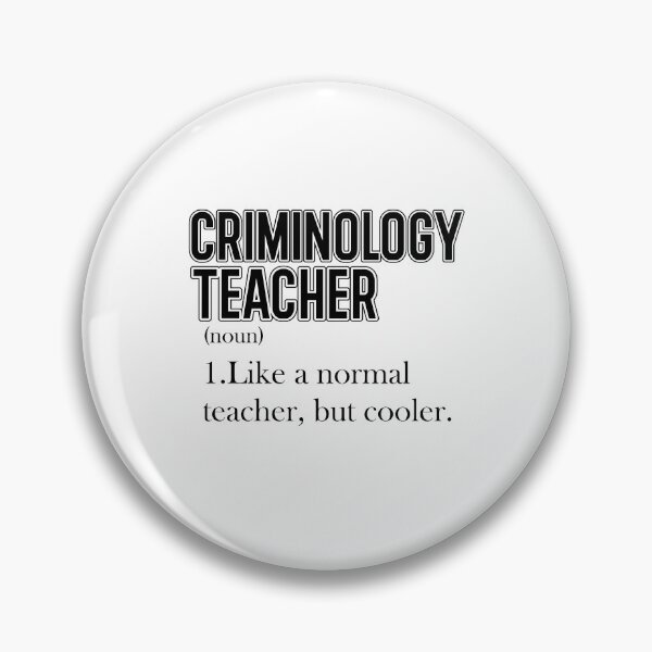 Item preview, Criminology Teacher designed and sold by ccabreira.