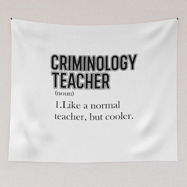 Item preview, Criminology Teacher designed and sold by ccabreira.