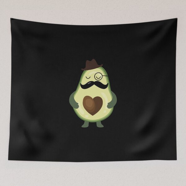 Item preview, Avocado Gentleman Hat Fat For Vegans Funny Lightweight Hoodie designed and sold by CravenStore99.