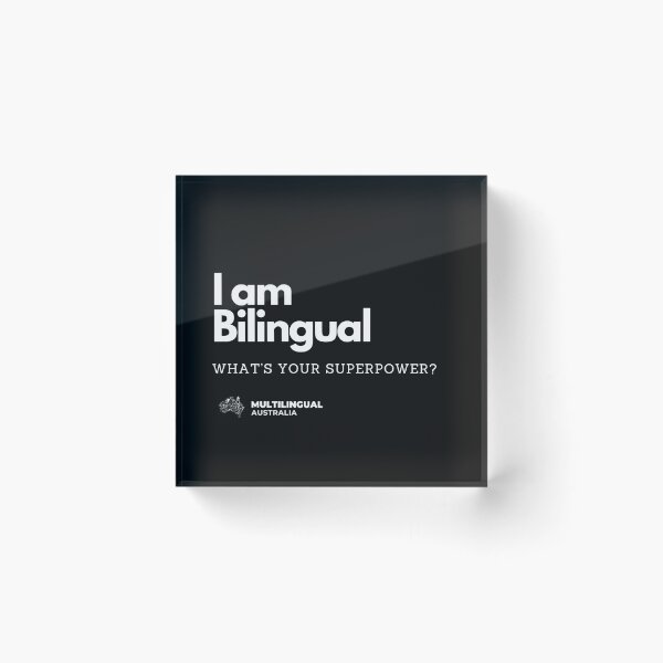Item preview, I am bilingual - what's your superpower? designed and sold by multilingualaus.