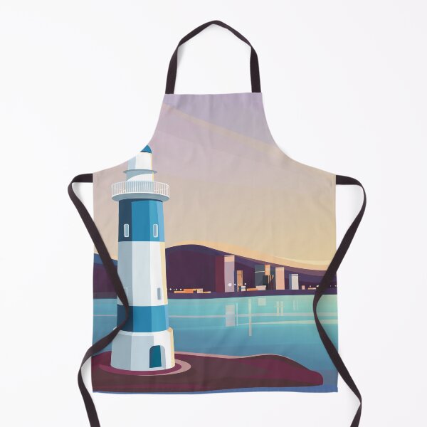 Item preview, Lighthouse on Background of City Illustration designed and sold by Darius Bocos.