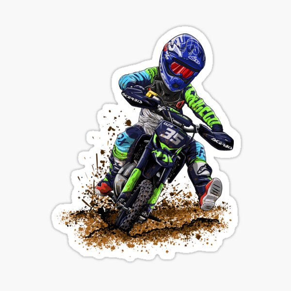 Item preview, Dirt Bike Studios MX Rider 35 designed and sold by TheArtWarehouse.