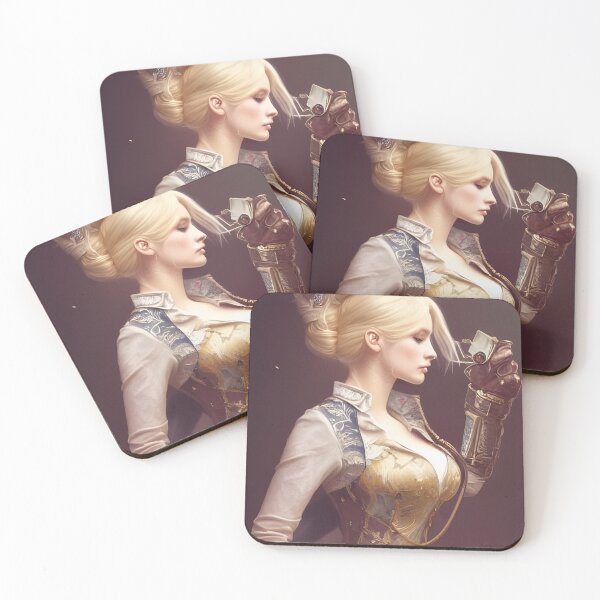 Item preview, Exquisite blonde steampunk Officer in Military Uniform designed and sold by Eliteijr.