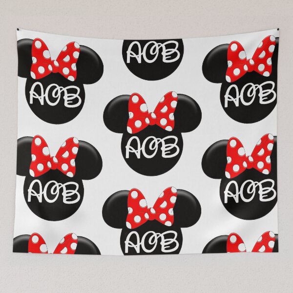 Artikelvorschau, AOB Alpha Theta Beta Minnie Kopf entworfen und verkauft von Jilly Rose Ink.