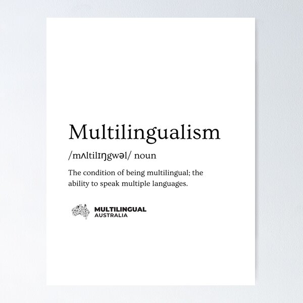 Multilingualism poster Poster
