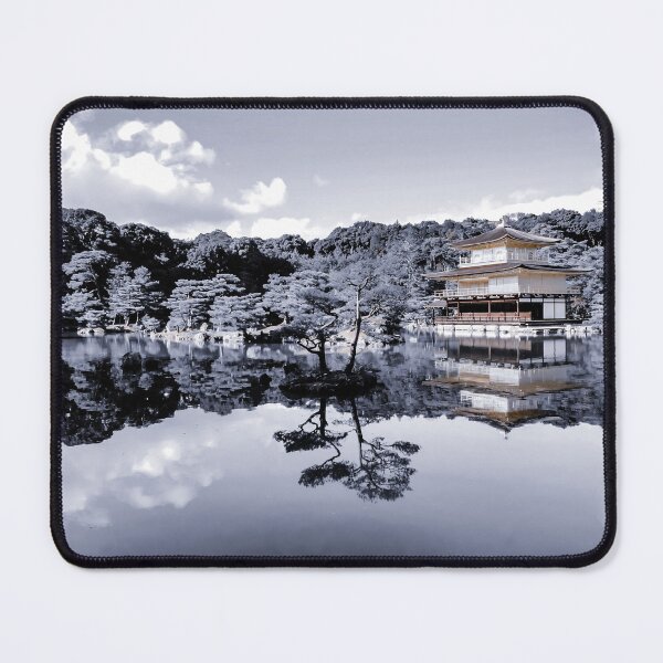 Item preview, Beautiful Kinkakuji Zen Buddist Gold Temple Kyoto Japan - Nigth Color designed and sold by XIX361ART.