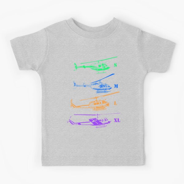 Bell Helicopter - Little to Really Big! Kids T-Shirt