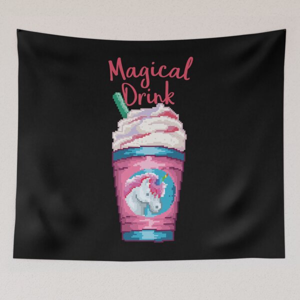 Item preview, Magical Drink, Unicorn Drink 90's pixel game graphics designed and sold by blankssopw.