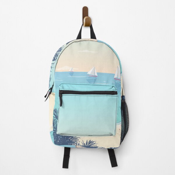 Item preview, Beach Landscape Illustration designed and sold by Darius Bocos.