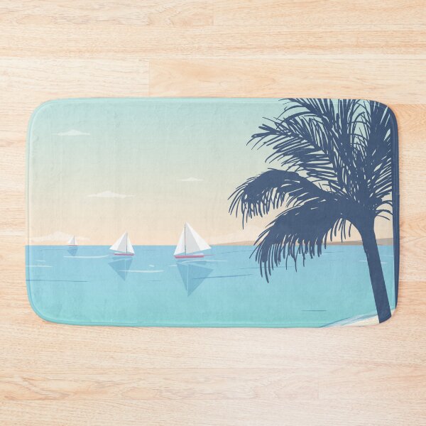 Item preview, Beach Landscape Illustration designed and sold by Darius Bocos.