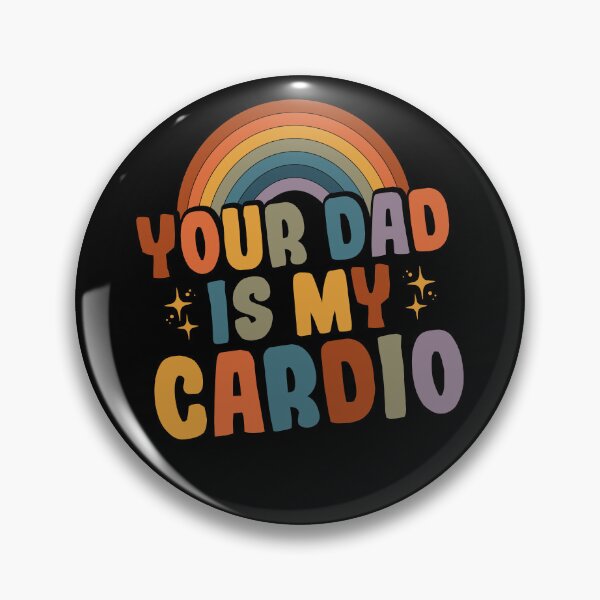 Aperçu de l'œuvre Ton père est mon cardio vintage drôle disant sarcastique créée et vendue par Darly-Walker.