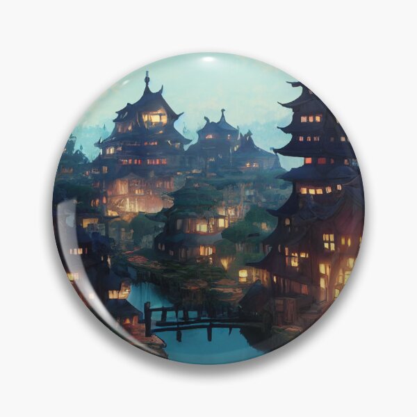 Item preview, Quiet city in the evening designed and sold by Mid-Leonardo.