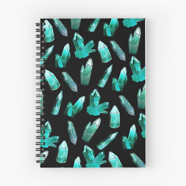 Item preview, CRYSTAL CLUSTER • aquamarine on black designed and sold by Jordyn St. John.