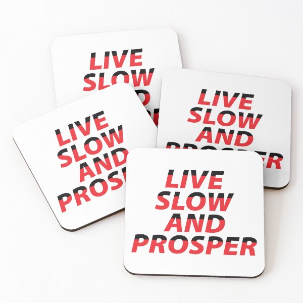 Item preview, Live Slow and Prosper designed and sold by bluehair.
