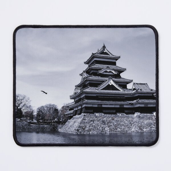 Item preview, Amazing Black Matsumoto Castle Picture Art Japan - Night Color designed and sold by XIX361ART.