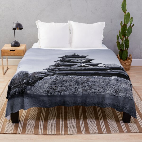 Item preview, Amazing Black Matsumoto Castle Picture Art Japan - Night Color designed and sold by XIX361ART.