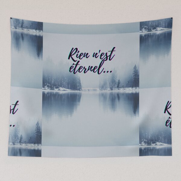 Item preview, Nothing lasts forever - popular french quotes theme gifts  designed and sold by RebelliousRosee.