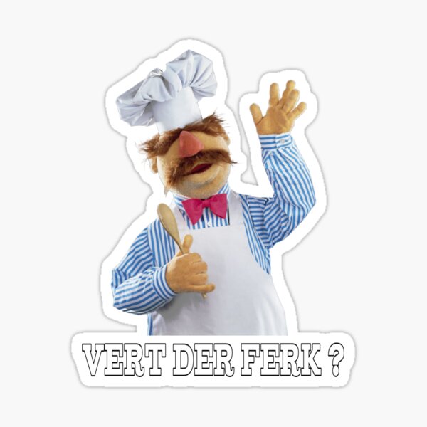 Vert de ferk ! Swedish chef the muppets earrings – Sparkleliscious