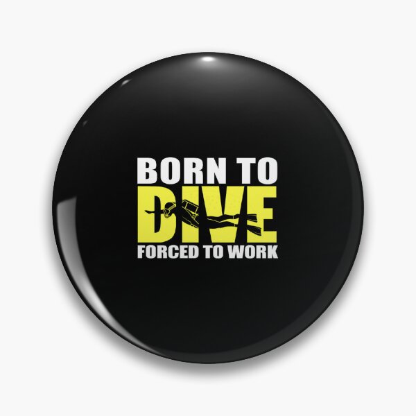 Item preview, born to dive forced to work scuba diver jacob zelazny transparent designed and sold by ipekcimamukos.
