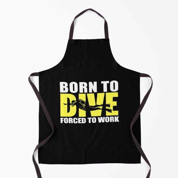 Item preview, born to dive forced to work scuba diver jacob zelazny transparent designed and sold by ipekcimamukos.