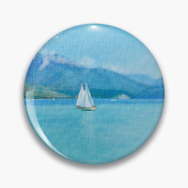 Item preview, Sailboats on a French Lake designed and sold by Dai Wynn Fine Art.