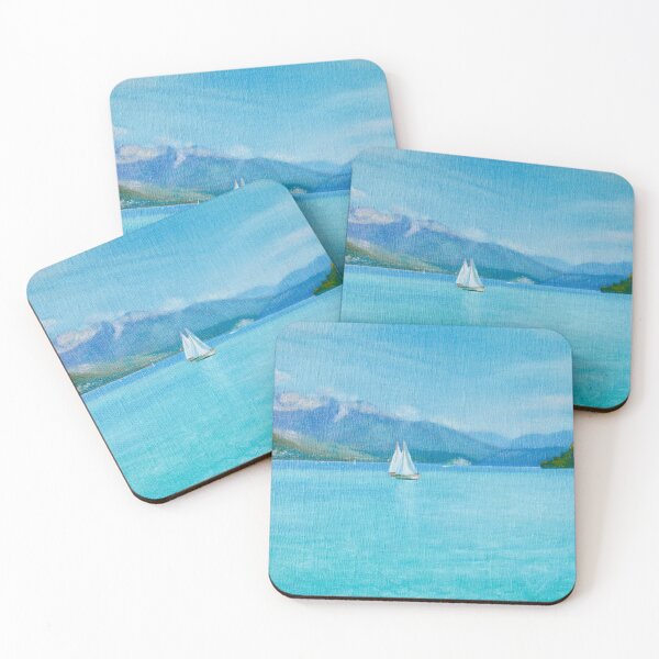 Item preview, Sailboats on a French Lake designed and sold by Dai Wynn Fine Art.