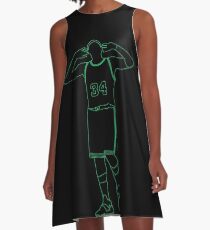 Paul Pierce Embrace The Crowd Neon A-Line Dress
