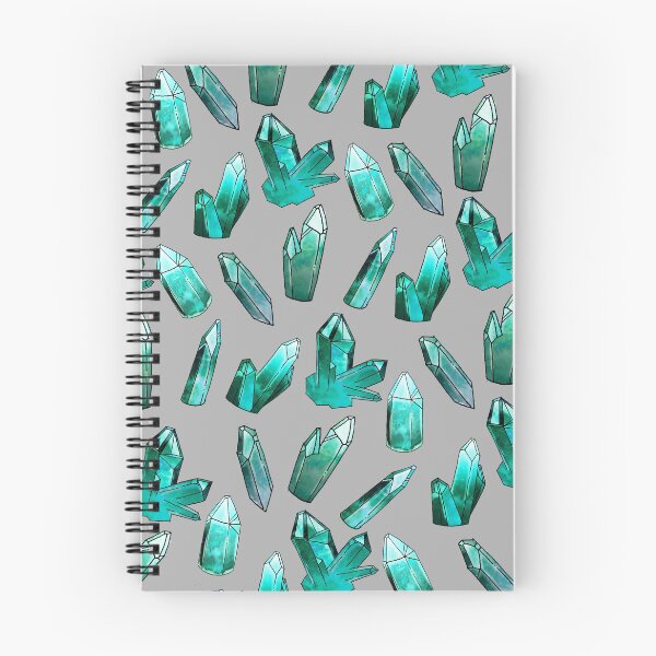 Item preview, CRYSTAL CLUSTER • aquamarine on gray designed and sold by Jordyn St. John.