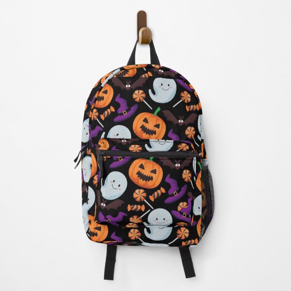 Item preview, Halloween Scary Evil Pumpkin, Spider, Skeleton Head, Hey Boo Ghost Pattern designed and sold by Hussain Shirts.