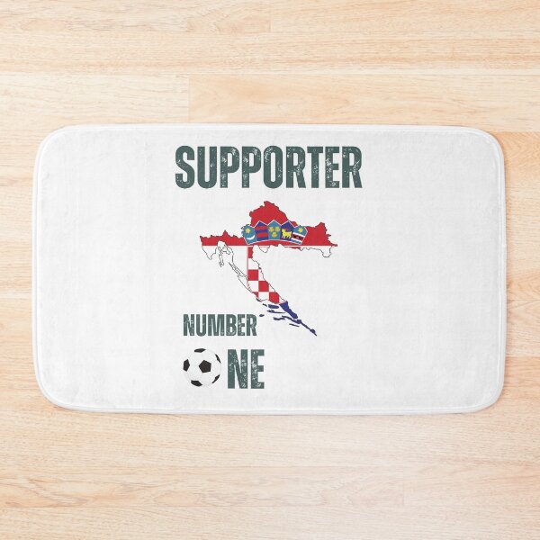 Item preview, supporter Croatia football number one designed and sold by Passionfoot.