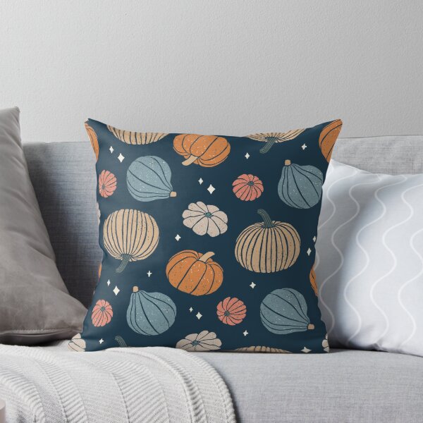Item preview, Pumpkin Harvest in Navy designed and sold by CircusCreative.