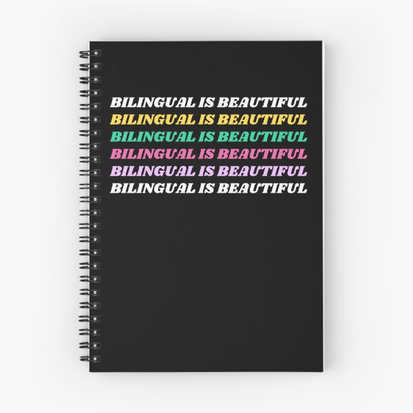 Item preview, Bilingual is beautiful (dark) designed and sold by multilingualaus.