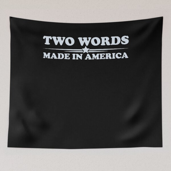 Item preview, Two Words Made America Funny Biden Quote designed and sold by Digital Story Time.