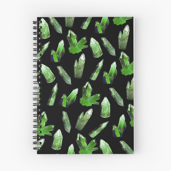 Item preview, CRYSTAL CLUSTER • emerald on black designed and sold by Jordyn St. John.