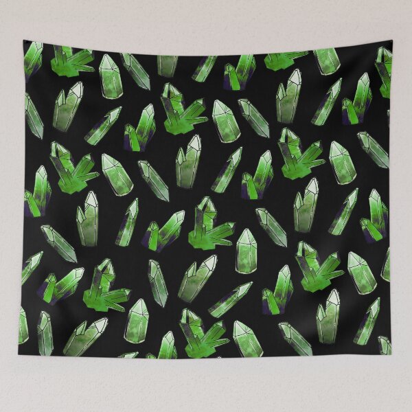 Item preview, CRYSTAL CLUSTER • emerald on black designed and sold by Jordyn St. John.