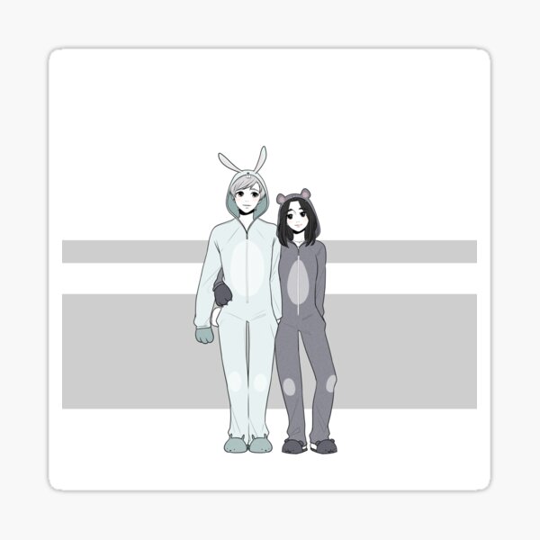 Black & White Sticker
