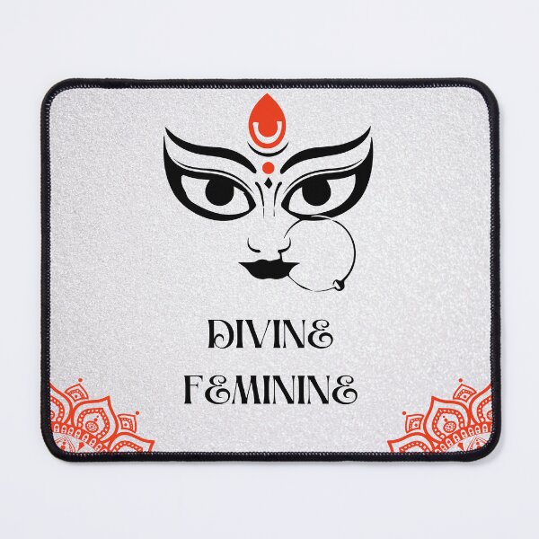Aperçu de l'œuvre Divin Féminin | Shakti | Durga | Devi créée et vendue par KushMerch.