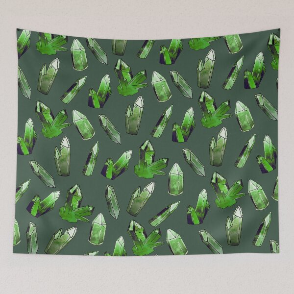 Item preview, CRYSTAL CLUSTER • emerald on jade designed and sold by Jordyn St. John.