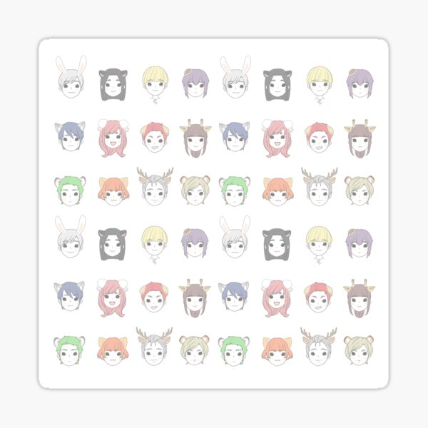Abou us - Animal (small ver.) Sticker