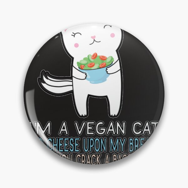Item preview, Vegan Cat Funny Saying Badass Men Women Herbivore designed and sold by jeannetteeemil.