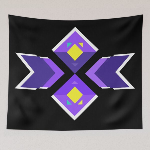 Item preview, Geometric Floral Diamond Blue Design designed and sold by Joolsd.