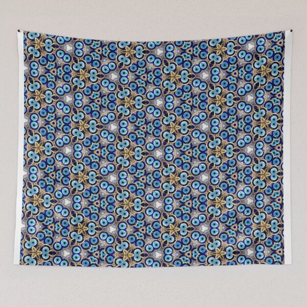 Item preview, blue triangles  designed and sold by ritusdesigns.